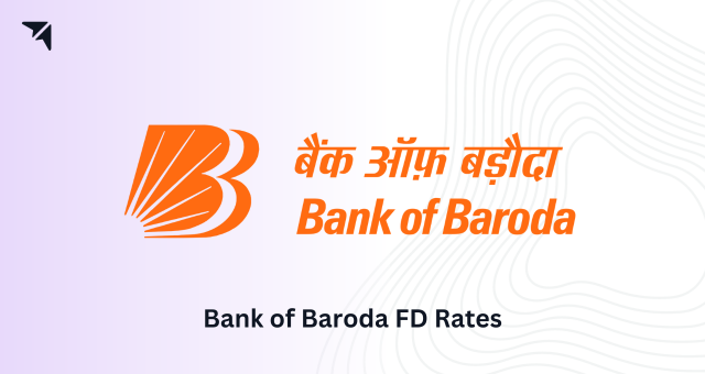 Bank of Baroda FD Rates Senior Citizens