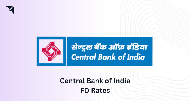 Central Bank of India Senior Citizen FD Rates