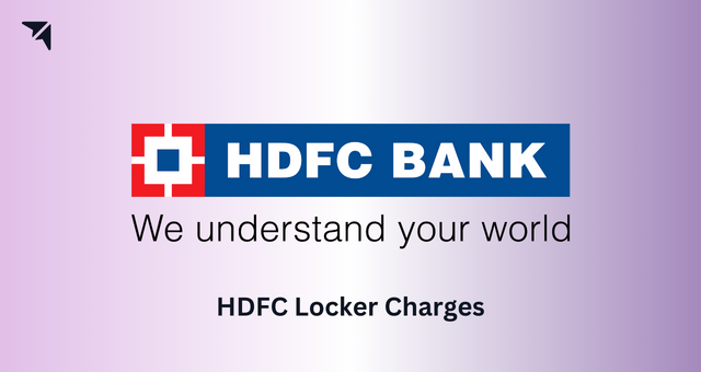 HDFC Locker Charges