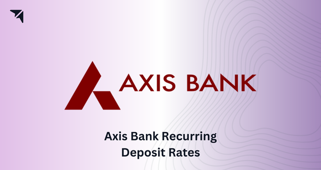 Axis Bank RD Interest Rates