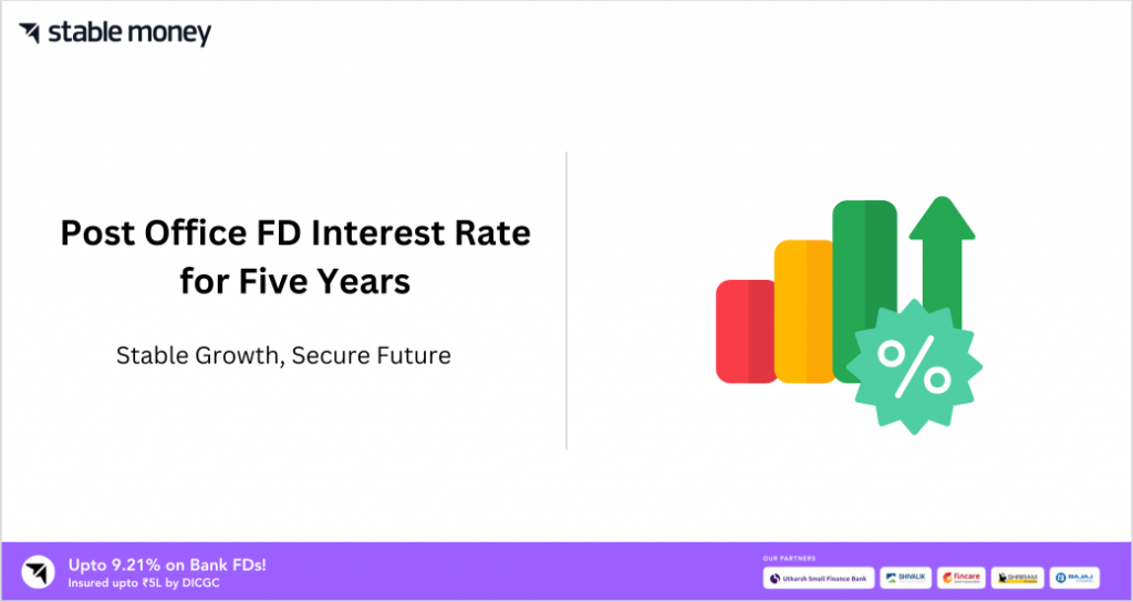 Post Office FD Interest Rate for Five Years