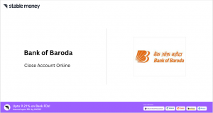 bank of baroda account close online