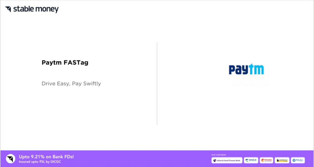 Paytm Fastag