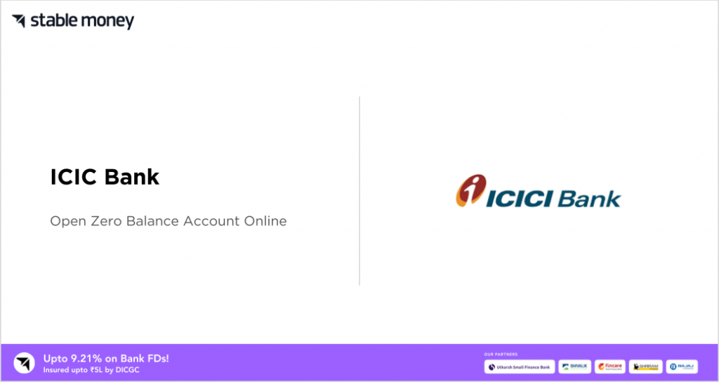 New zero on sale balance account online