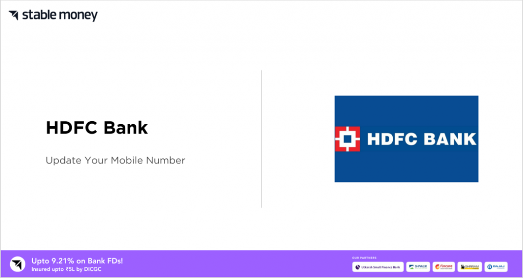change hdfc mobile number