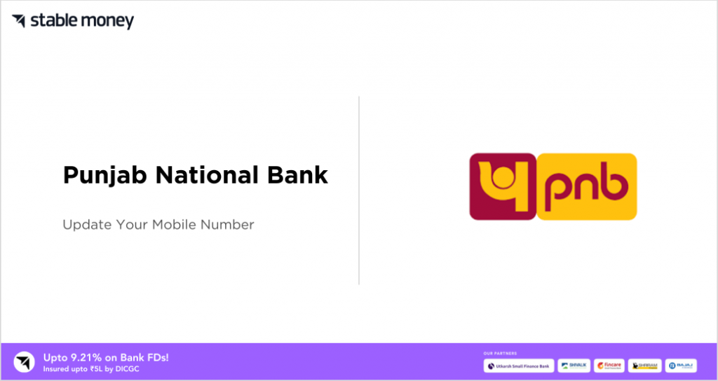 PNB Bank Change Mobile Number