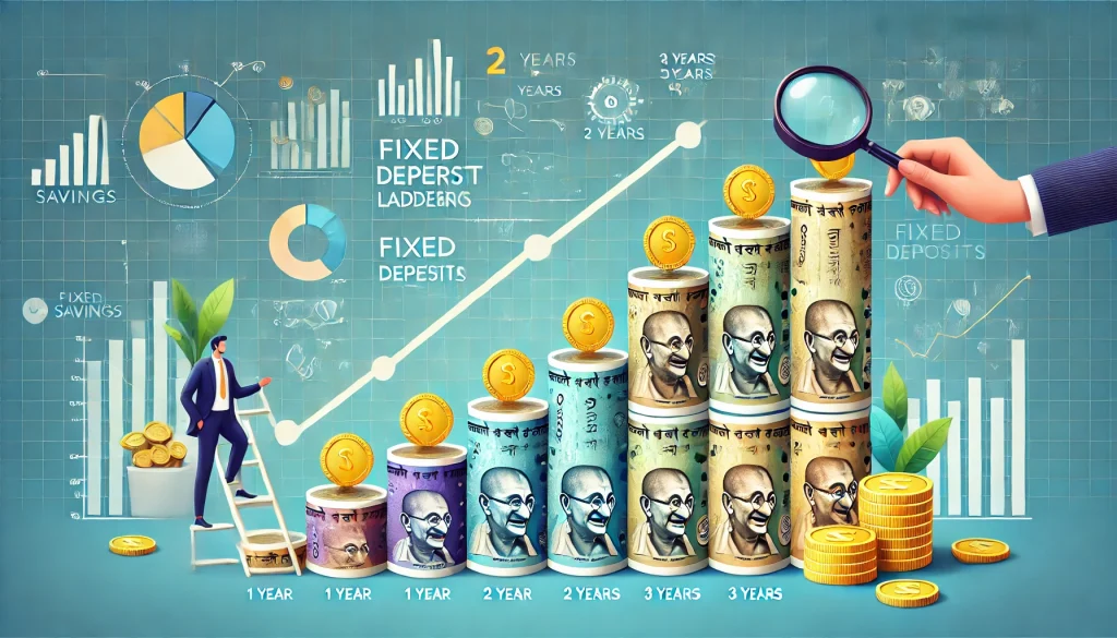 Fixed Deposit Laddering for maximizing returns, tailored for India.